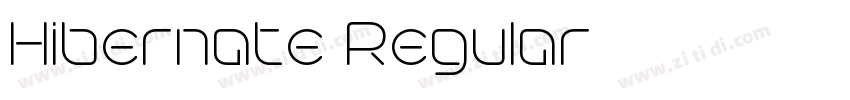 Hibernate Regular字体转换 Hibernate Regular字体转换